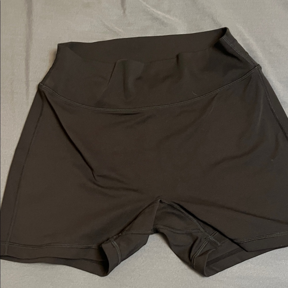 Women's Black High-Waisted Bike Shorts